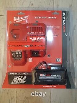 Milwaukee 48-59-1880 M18 RedLithium XC 8.0 Batterie & Kit de démarrage de chargeur RAPIDE