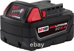 Milwaukee M18 Redlithium Xc 5Ah Batteries & Chargeur Kit de Démarrage