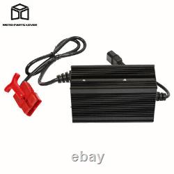 Nouveau chargeur de batterie 24V pour laveuse de sol, transpalette et chariot avec connecteur SB120 120A rouge