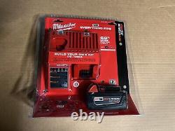 Nouvelle batterie et chargeur Milwaukee M18 Red Lithium-Ion XC5.0 Kit #48-59-1850