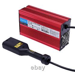 Pour EZGO TXT 36V 18A Golf Cart 1996 -2023 Chargeur de batterie D Style avec cordon d'alimentation