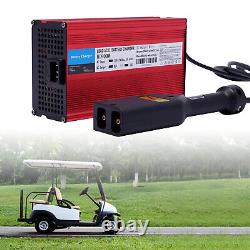 Pour EZGO TXT 36V 18A Golf Cart 1996-2023 Chargeur de batterie D Style avec cordon d'alimentation
