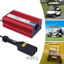 Pour EZGO TXT 36V 18A Golf Cart 1996 -2023 Chargeur de batterie D Style avec cordon d'alimentation