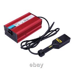 Pour EZGO TXT 36V 18A Golf Cart 1996 -2023 Chargeur de batterie avec connecteur D et cordon d'alimentation