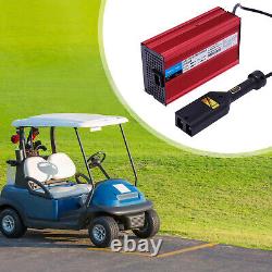 Pour EZGO TXT 36V 18A Golf Cart 1996 -2023 Chargeur de batterie de chariot de golf D Style avec cordon d'alimentation