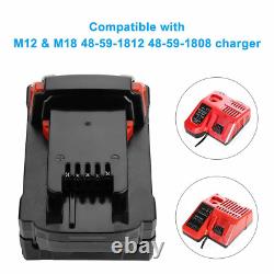 Pour Milwaukee M18 9.0AH Batterie de grande capacité au lithium XC 6.0 48-11-1860