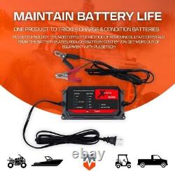 PulseTech XC400 Xtreme Charge 4 AMP Smart Battery Charger Noir et Rouge