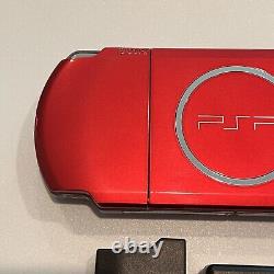 Système RADIANT RED PSP 3000 avec carte mémoire de 8 Go, chargeur et batterie - Importation en français