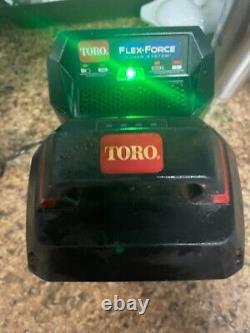 Système d'alimentation TORO Flex-Force 60 volts Max 5,0 batterie USÉE avec CHARGEUR! L270