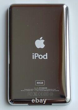 iPod classique Apple 80 Go fin de 6e génération ROUGE nouvelle batterie - extérieur entièrement rénové